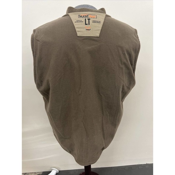 Redhead Sleeveless Vest Reversible Mens Large Tall Fleeced Lined Outdoor Brown - Picture 3 of 12